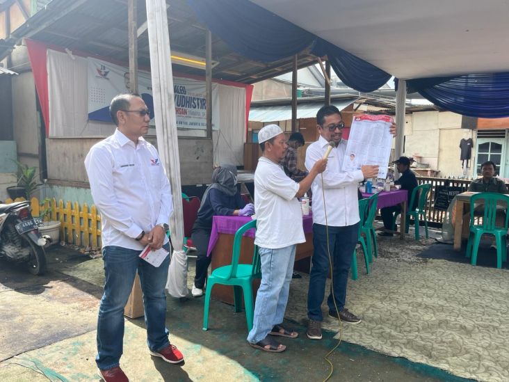 Caleg Partai Perindo Kompak Sosialisasikan Surat Suara Pencoblosan di Jakarta