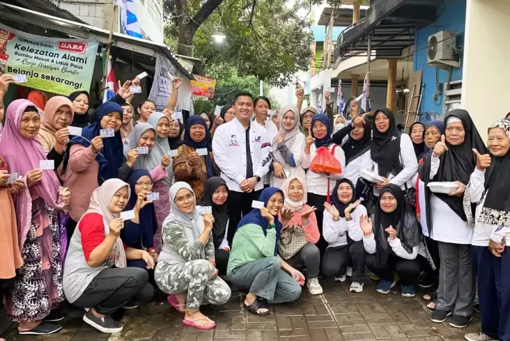 Warga Cilandak Mengaku Terbantu dengan Sosialisasi dan Bazar Murah Caleg Partai Perindo 