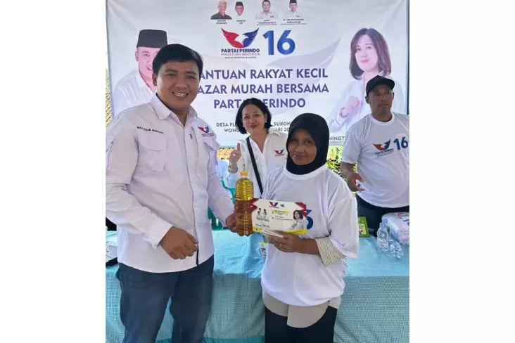 Caleg Partai Perindo Susaningtyas NH Kertapati Gelar Bazar Migor Murah, Warga Wonosobo Bahagia 