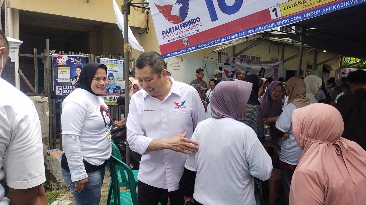 Partai Perindo Gelar Bazar Murah dan Cek Kesehatan Gratis di Kemayoran, Masyarakat Antusias 