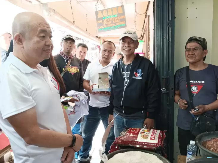 Pedagang ITC Kebon Kalapa Doakan Djoni Toat dan Partai Perindo Menang di Pemilu 2024 