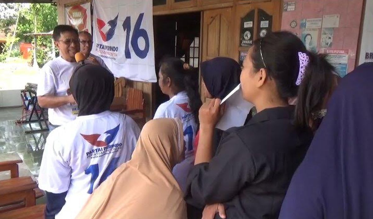 Pemilu 2024, Caleg Partai Perindo BRM Nugroho Iman Santosa Gelar Sosialisasi Pencoblosan