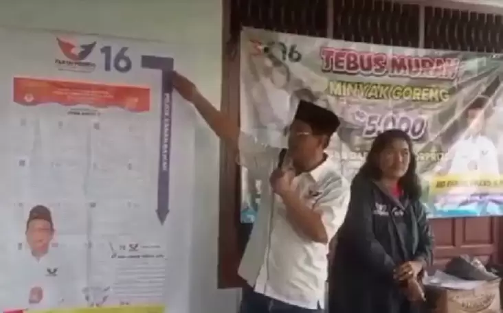 Caleg Partai Perindo Sosialisasi Pemilu 2024 di Cileunyi Bandung