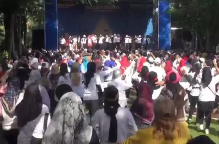 Ribuan Warga Ikuti Senam Sehat Simponi Partai Perindo di Subang