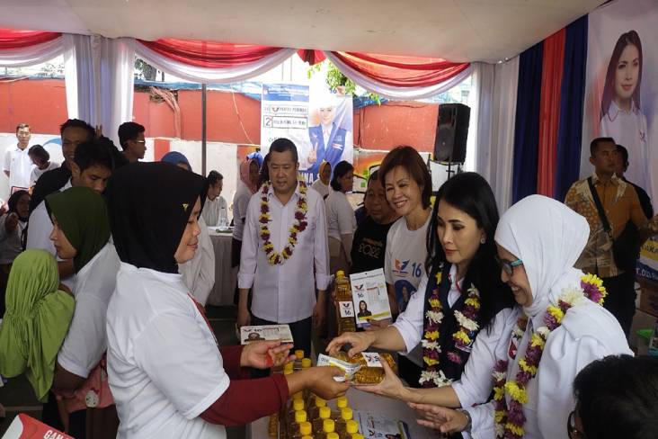 Rutin Gelar Bazar Murah dan Cek Kesehatan Gratis, HT: Partai Perindo Prorakyat 
