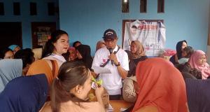 Trio Caleg Partai Perindo Sosialisasikan Pemilu dan Gelar Bazar Murah di Tambun Bekasi