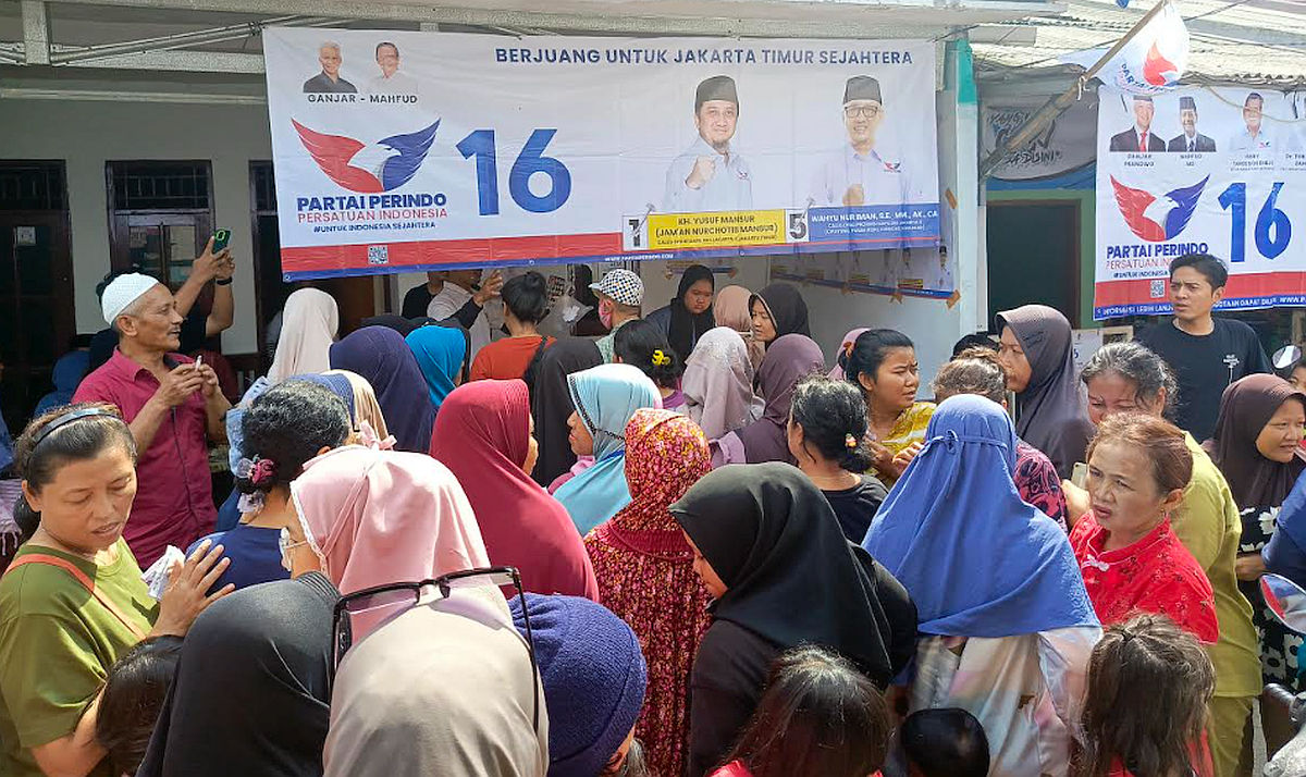 Warga Doakan Caleg Partai Perindo Ustaz Yusuf Mansur dan Wahyu Nur Iman Sukses di Pemilu 2024