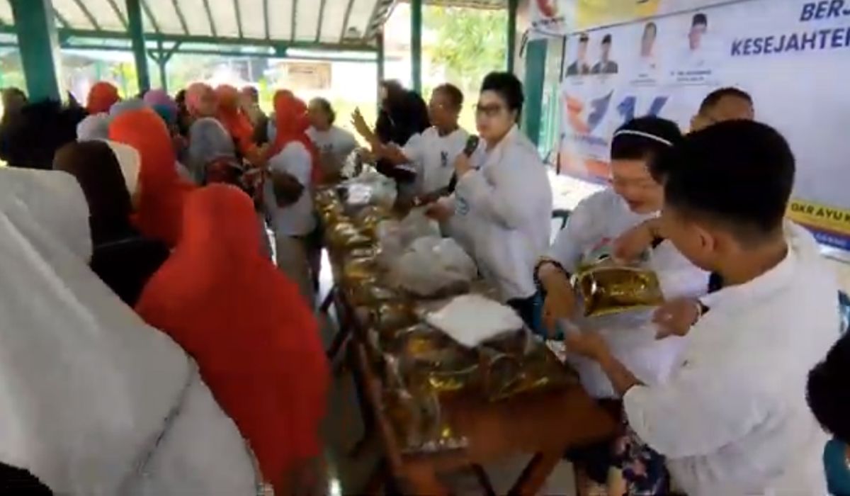 Warga Lereng Merbabu Boyolali Antusias Ikuti Bazar Migor Murah Caleg Partai Perindo