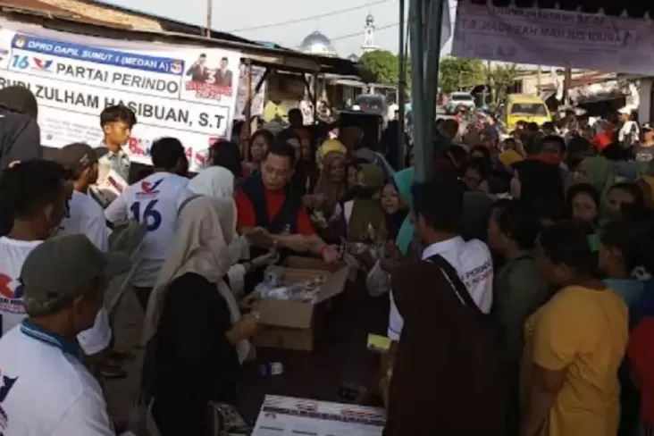 Caleg Partai Perindo Rudi Zulham Ajak Warga Medan Marelan Pilih Caleg Bersih 