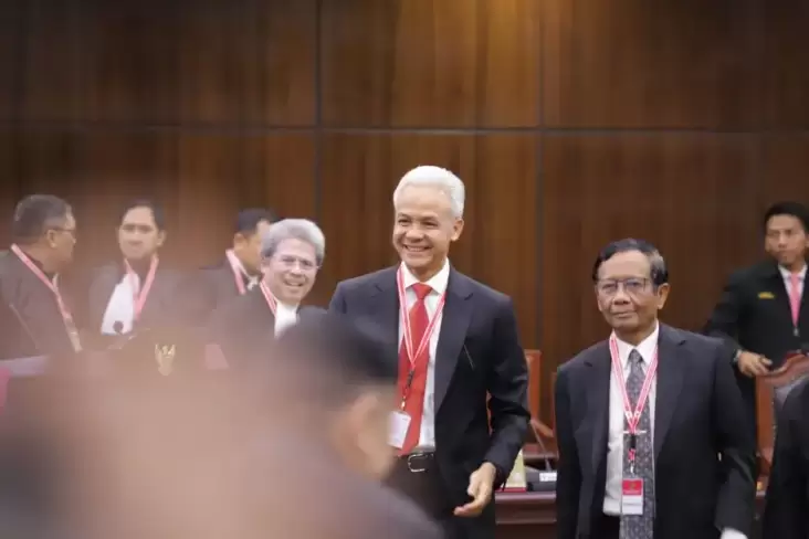 Ganjar Usai Sidang Perdana PHPU: Kami Ingin Demokrasi Diselamatkan 