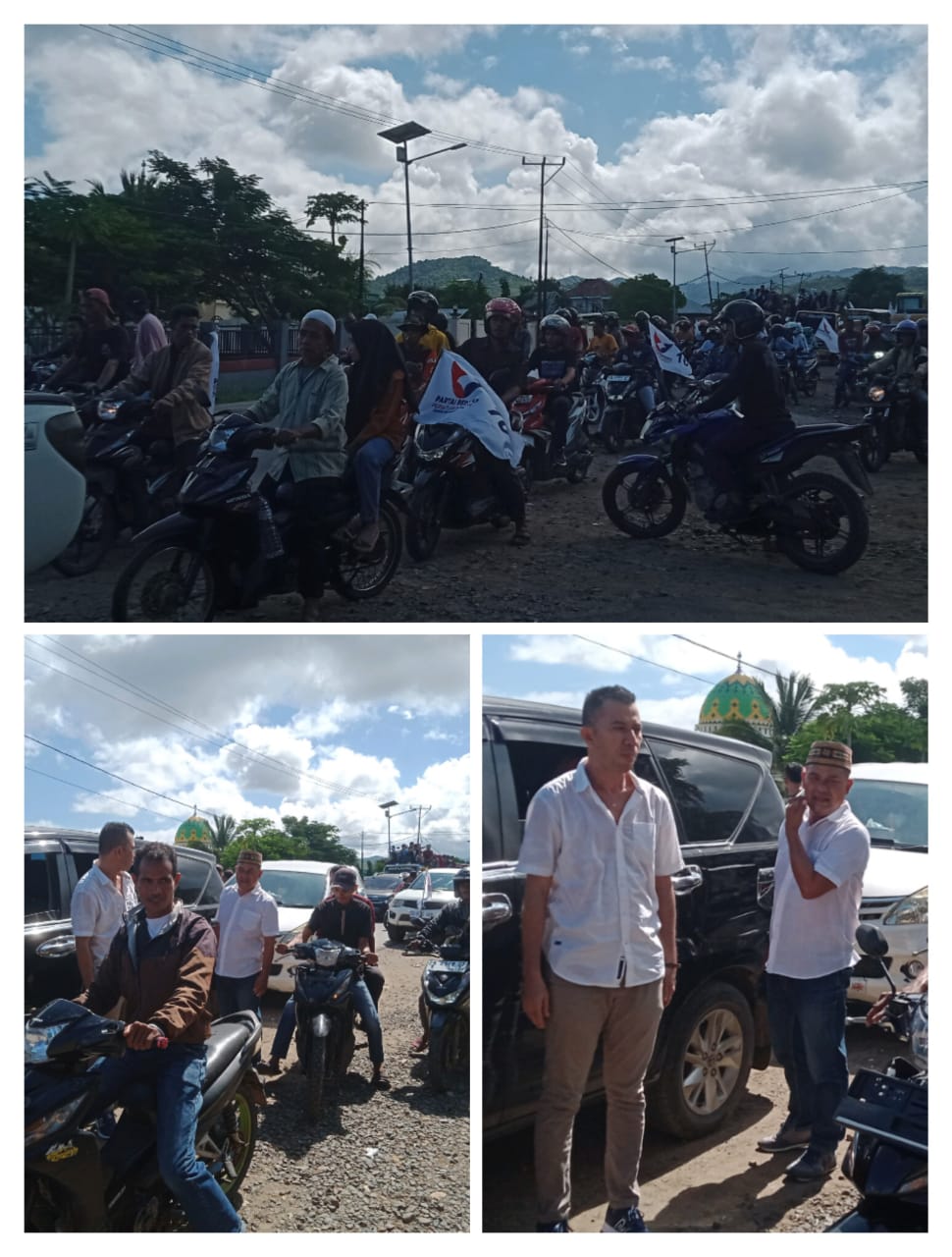 Raup Suara Terbanyak, Hasanudin Caleg Partai Perindo Dapil I Mabar Gelar Pawai Kemenangan