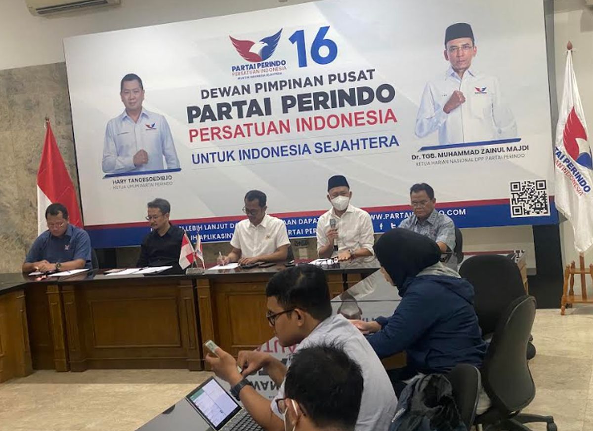 Partai Perindo Nilai Perlu Ada Parpol di Luar Pemerintahan, Ini Alasannya