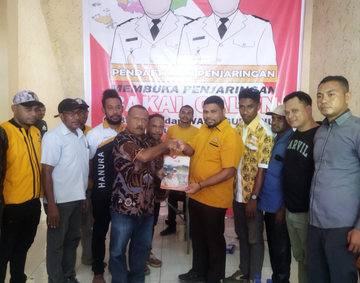 Maju di Pilgub Papua Barat Daya, Ketua DPW Partai Perindo Gabriel Asem Minta Dukungan Hanura 