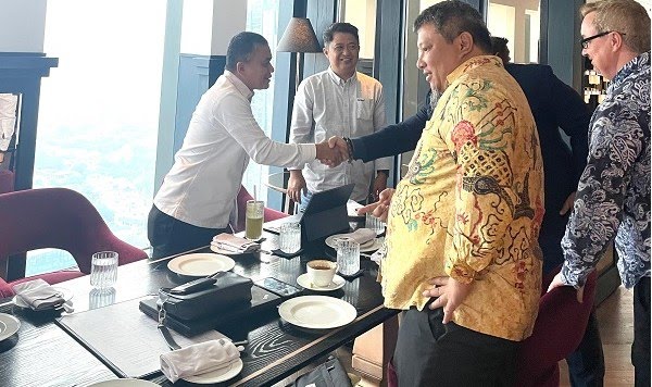 Ketua DPD Partai Perindo Jembatani Investor USA Bertemu Wali Kota Palu Bangun Smart City
