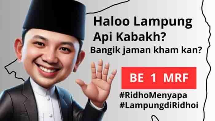 Bursa Calon Gubernur Lampung, Partai Perindo Optimistis Ridho Ficardo Bakal Maju