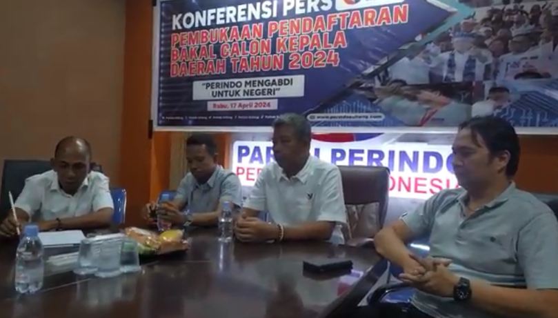 Partai Perindo Buka Pendaftaran Calon Kepala Daerah di Sulteng