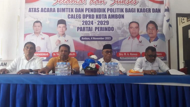 Partai Perindo Ambon Buka Pendaftaran Kandidat Kepala Daerah, Begini Mekanisme dan Syaratnya 