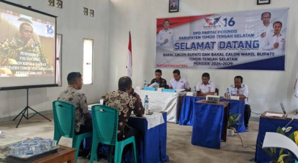Bakal Calon Bupati & Wakil Bupati Paparkan Visi Misi, Begini Kata Partai Perindo TTS