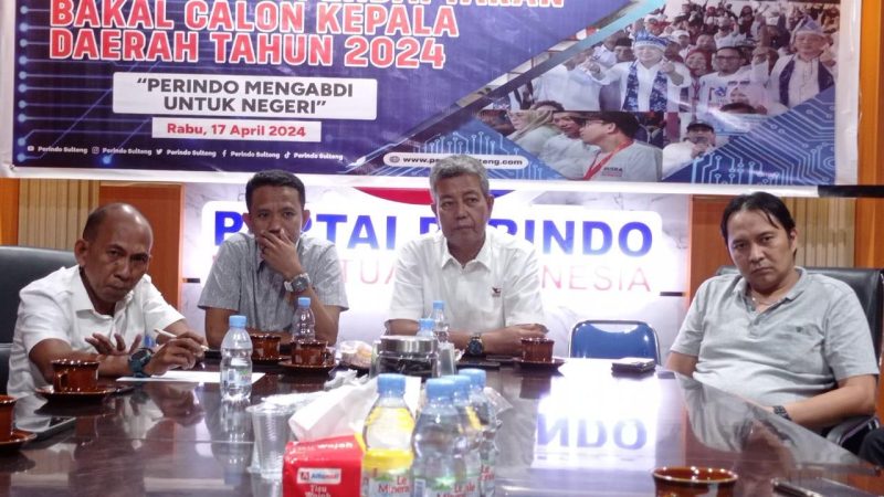 Buka Pendaftaran Balon Gubernur hingga Mei 2024, Partai Perindo Sulteng Siapkan Lembaga Survei Independen