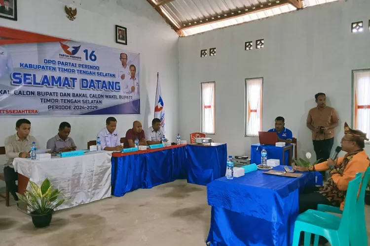 Dua Bacabup Paparkan Visi Misi di Partai Perindo TTS, Tawarkan Berbagai Program Pembangunan