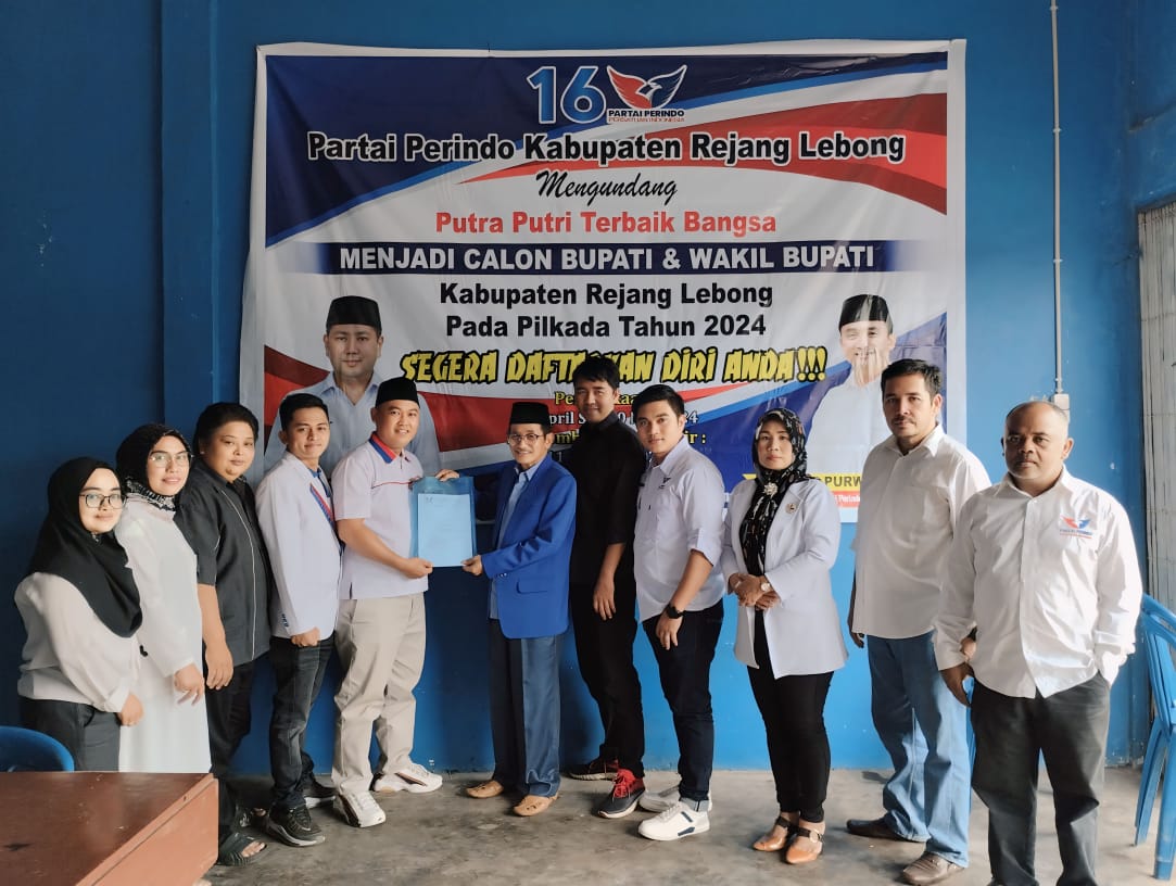 2 Anggota DPRD Bengkulu Lamar ke Partai Perindo Rejang Lebong Minta Dijagokan di Pilkada