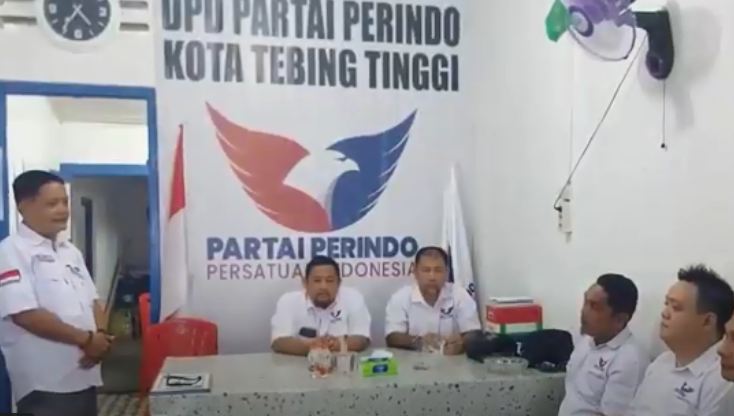Anthony Cahyadi Daftar Sebagai Bacawalkot Tebing Tinggi dari Partai Perindo