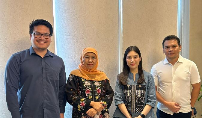 Bertemu Khofifah, Angela Tanoesoedibjo: Partai Perindo Apresiasi Pemimpin Perempuan Berkapabilitas