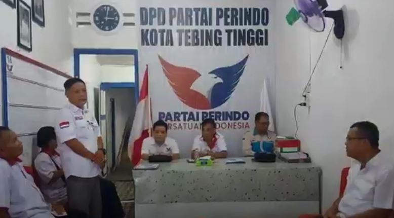 Monang Situmorang Daftar Jadi Bacalon Wali Kota Tebing Tinggi di Partai Perindo