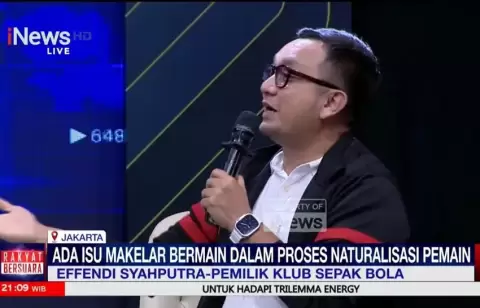 Candaan Effendi Syahputra soal Kepala Daerah Pasang Poster Besar dengan Timnas 