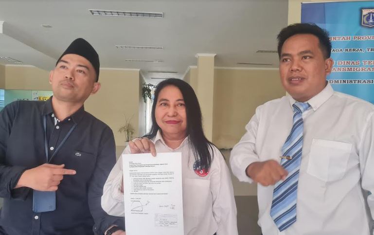 Dampingi Korban Ketenagakerjaan Perusahaan, RPA Perindo Serahkan Dokumen Pendukung ke Sudin Naker Jakut