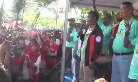 Gelar Fun Walk Sangganipa di Palu, Partai Perindo Sulteng Ajak Masyarakat Dukung Rusdy Mastura dan Hadiyanto 
