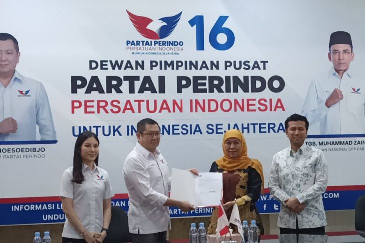 Partai Perindo Resmi Dukung Khofifah-Emil Dardak di Pilgub Jatim 