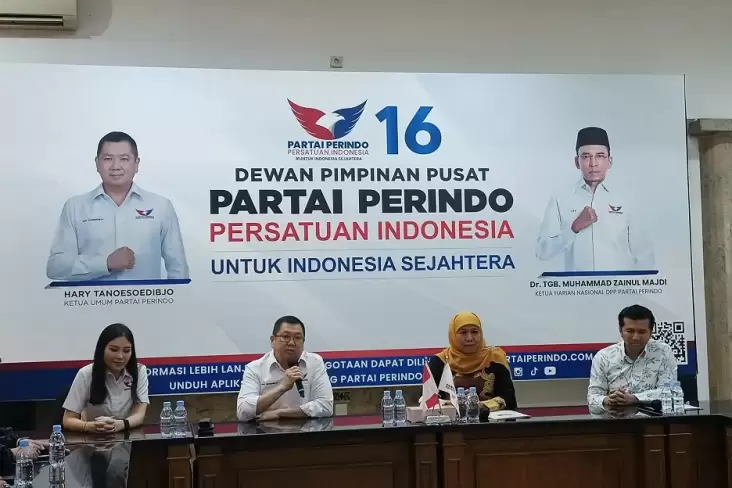 Partai Perindo Resmi Dukung Duet Khofifah-Emil di Pilgub Jatim, HT: Periode Pertama Jawa Timur Sudah Maju
