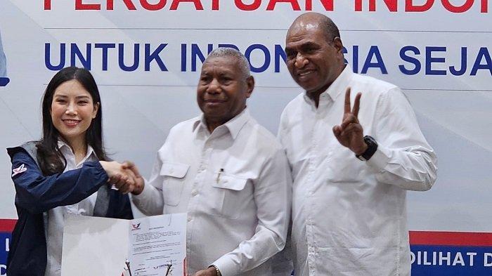 Partai Perindo Resmi Usung Dominggus Mandacan Jadi Cagub Papua Barat 