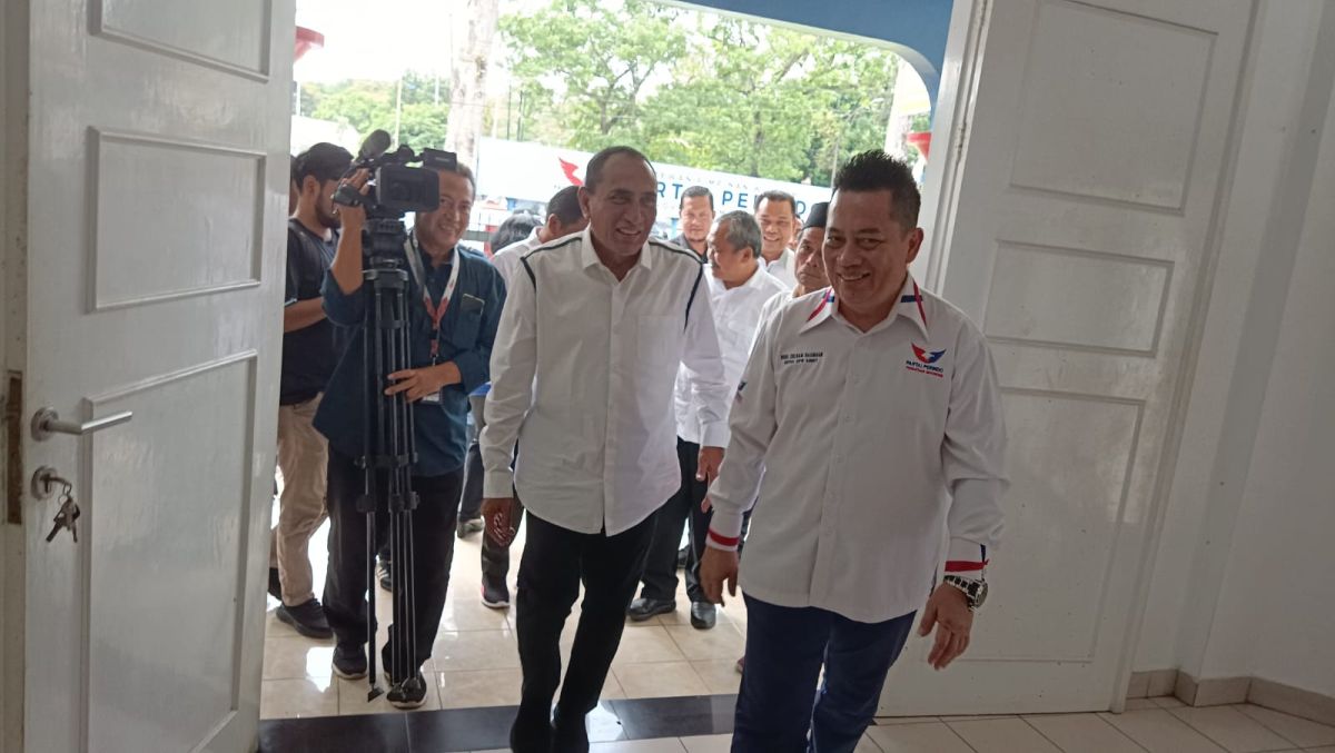 Edy Rahmayadi Bacalon Gubernur Sumut Pertama yang Mendaftar ke Partai Perindo