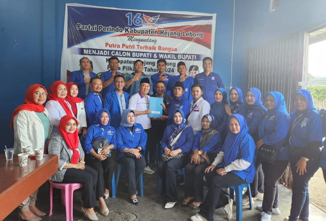 Pendaftaran Ditutup, Partai Perindo Rejang Lebong Kantongi 7 Kandidat Balon Bupati