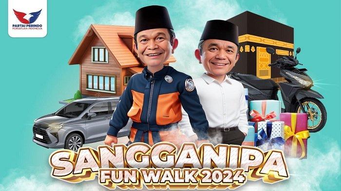 Kolaborasi di Sangganipa Fun Walk 2024, Sinyal Partai Perindo Rangkul Hadianto Rasyid di Pilwali Palu