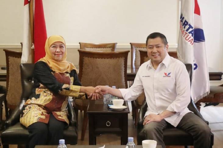 Resmi Didukung Partai Perindo, Khofifah: Semua Dukungan Jadi Bagian Srategis Perkuat Pilgub Jatim 
