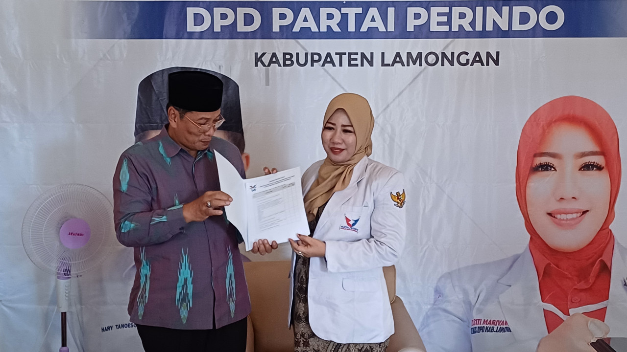 Wabup Lamongan Petahana Daftar Bacabup ke Partai Perindo, Optimistis Raih Rekom 