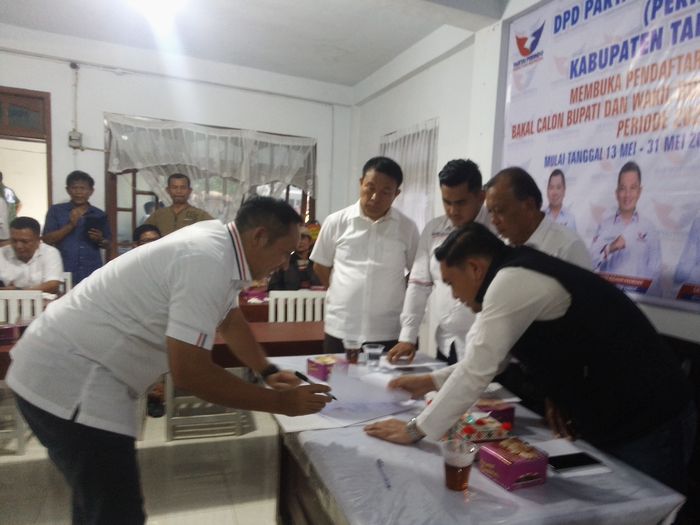 Ketua Partai Perindo Taput Optimistis Jonius Taripar Parsaoran Hutabarat Menang di Pilkada