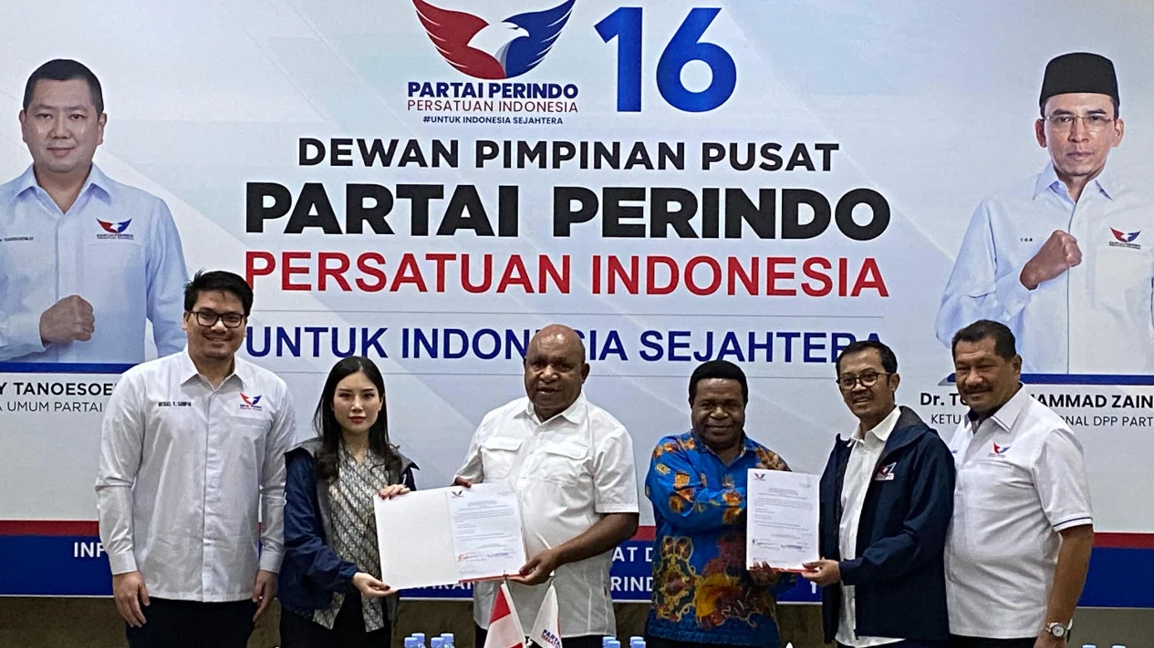Duet Befa Yigibalom-Natan Pahabol Jadi Jagoan Partai Perindo di Pilgub Papua Pegunungan 