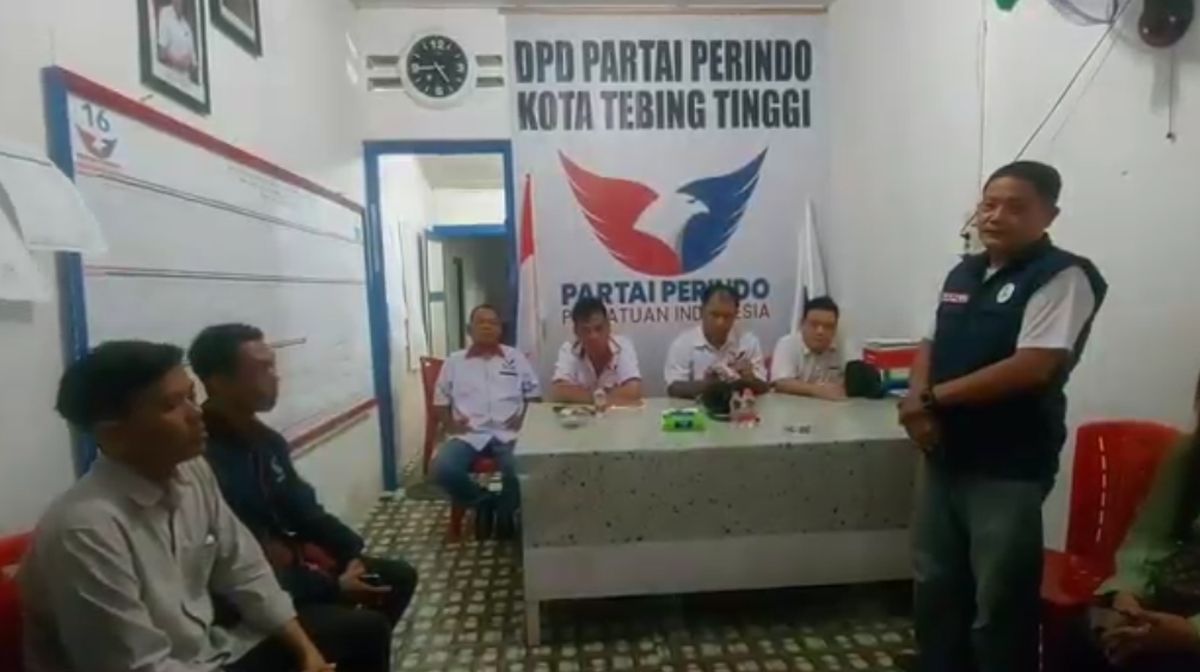Partai Perindo Terima Bekas 5 Bakal Calon Wali Kota Tebing Tinggi 