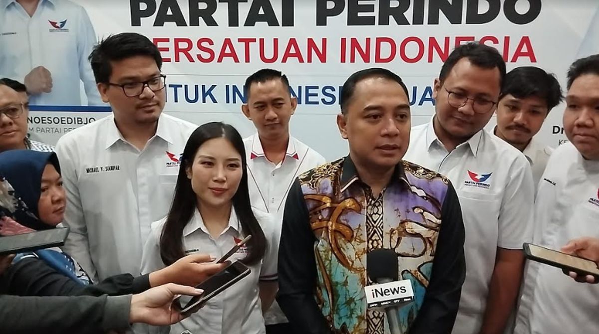 Diusung Partai Perindo, Ery Cahyadi Beri Sinyal Kembali Duet dengan Armuji di Pilwalkot Surabaya
