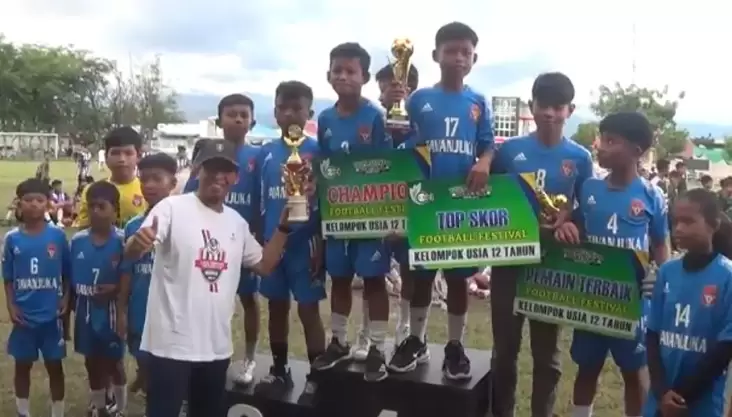 Gelar Kejuaraan Sepak Bola Usia Dini, Ketua DPW Partai Perindo Sulteng: Upaya Cari Atlet Muda Berbakat