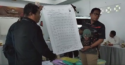 KPU Malteng Gelar Pleno Penyandingan Data Perolehan Suara Caleg Partai Perindo