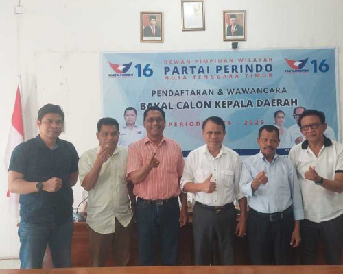 Partai Perindo NTT Rekomendasikan Alex Foenay Maju Wali Kota Kupang 