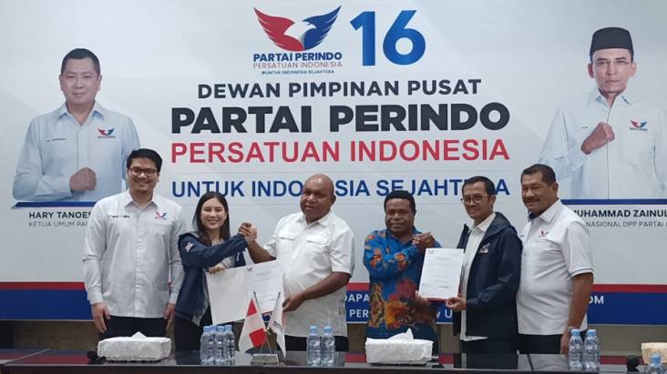 Partai Perindo Dukung Pasangan Befa dan Natan di Pilgub Papua Pegunungan 