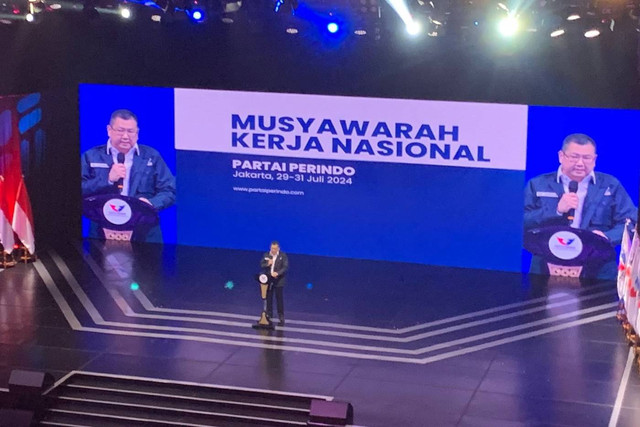 Hary Tanoe di Mukernas Partai Perindo: Kita Boleh Jalan Lambat tapi Tidak Pernah Mundur