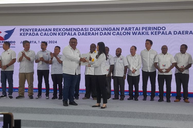 Pilkada 2024, Partai Perindo Sudah Beri Dukungan 45 Bakal Calon Kepala Daerah 