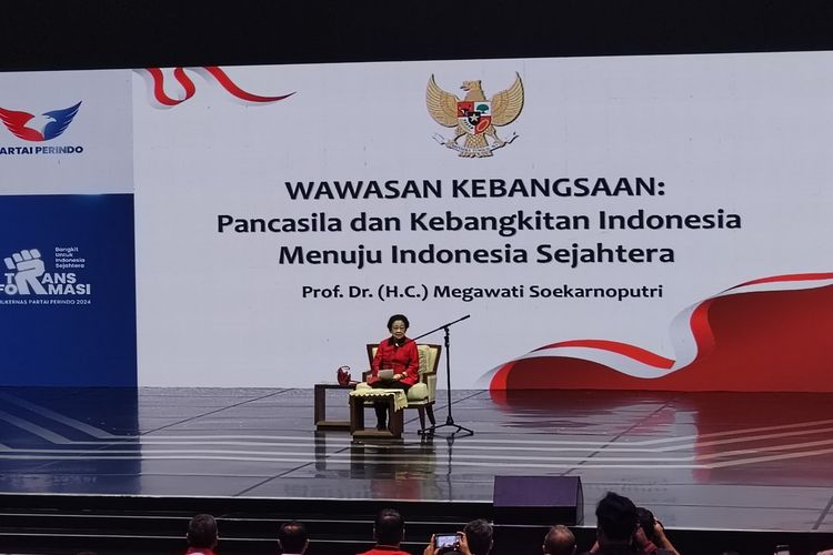 Megawati Meriahkan Mukernas Partai Perindo, Turut Sampaikan Pidato Politik 